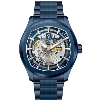 Christian Van Sant Men's Romeo Blue Dial Watch