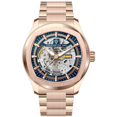 Christian Van Sant Men's Romeo Blue Dial Watch
