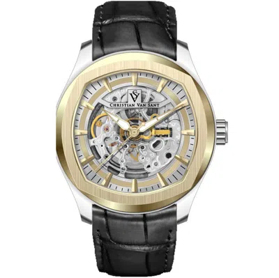 Christian Van Sant Men's Romeo Gold Dial Watch