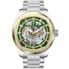 Christian Van Sant Men's Romeo Green Dial Watch In Metallic