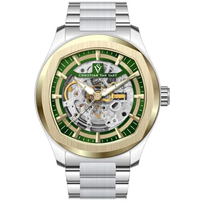 CHRISTIAN VAN SANT MEN'S ROMEO GREEN DIAL WATCH