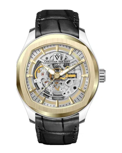 Christian Van Sant Men's Romeo Watch In Black