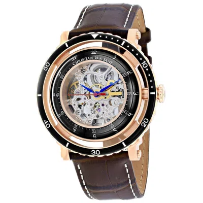 Christian Van Sant Men's Silver Dial Watch