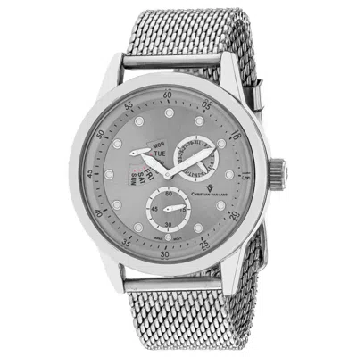 CHRISTIAN VAN SANT MEN'S SILVER DIAL WATCH
