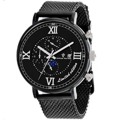 Pre-owned Christian Van Sant Men's Somptueuse Black Dial Watch - Cv1159