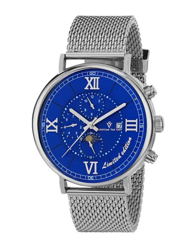 Christian Van Sant Somptueuse Ltd Chronograph Automatic Blue Dial Men's Watch Cv1152