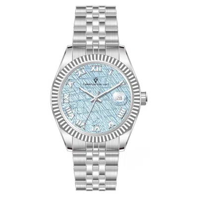 Christian Van Sant Men's Stellar Blue Dial Watch