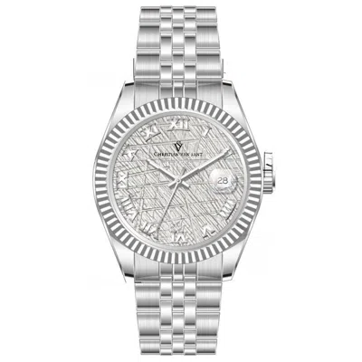 Christian Van Sant Men's Stellar Silver Dial Watch In Multi