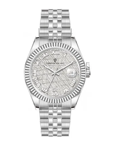 Christian Van Sant Stellar 41mm Watch In White