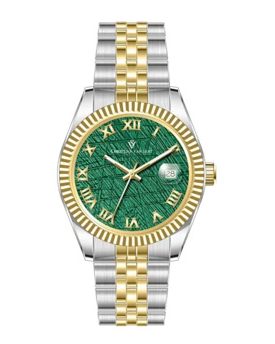 Christian Van Sant Men's Stellar Watch In White