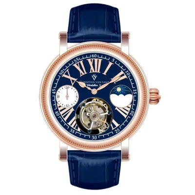 Christian Van Sant Men's Tourbillon X Limited Edition Blue Dial Watch In Multi
