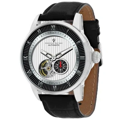 Pre-owned Christian Van Sant Men's Viscay White Dial Watch - Cv0550
