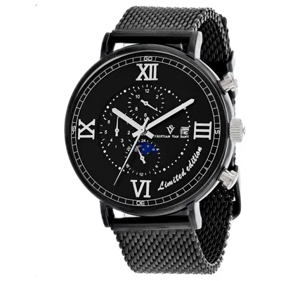 Christian Van Sant Somptueuse Ltd 46mm Watch In Black