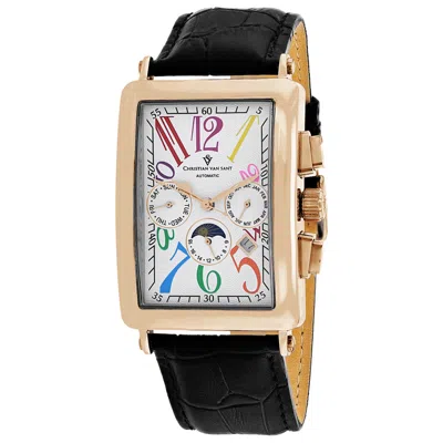 Christian Van Sant Prodigy Rectangle-case 52mm Watch In Gold