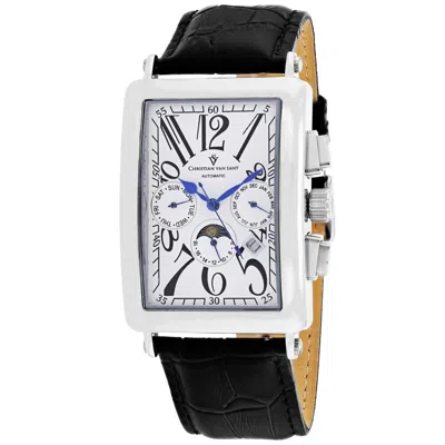 Christian Van Sant Men's White Dial Watch