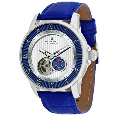 Christian Van Sant Men's White Dial Watch