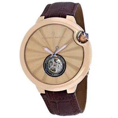 Pre-owned Christian Van Sant Mens Cyclone Automatic Black Dial Watch - Cv0148