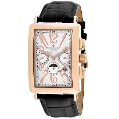 Pre-owned Christian Van Sant Mens Prodigy White Dial Watch - Cv9140