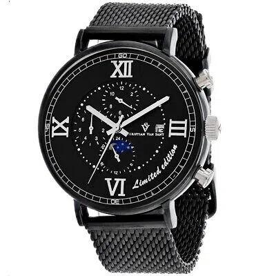 Pre-owned Christian Van Sant Mens Somptueuse Black Dial Watch - Cv1159