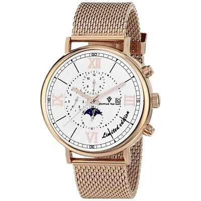 Pre-owned Christian Van Sant Mens Somptueuse White Dial Watch - Cv1153