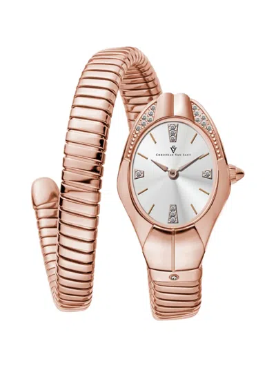 Christian Van Sant Naga 22mm Watch In Gold
