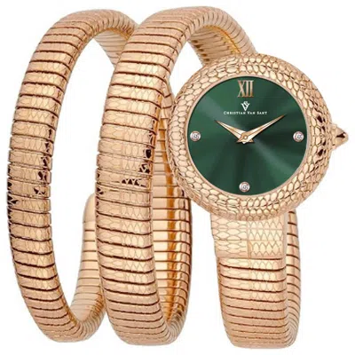 Christian Van Sant Naga 28mm Watch In Gold