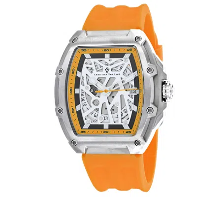 Christian Van Sant Odyssey Skeleton-dial Watch In Multi