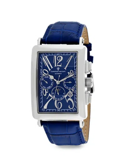 Christian Van Sant Prodigy 52mm Watch In Blue