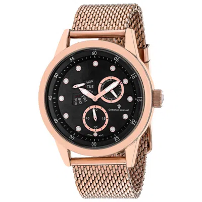 Christian Van Sant Rio 44mm Watch In Black