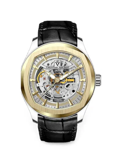 Christian Van Sant Romeo 42mm Watch In Black