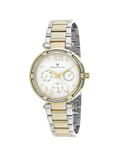 Christian Van Sant Sienna 33mm Watch In Metallic