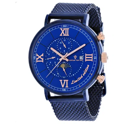 Christian Van Sant Somptueuse Ltd 46mm Watch In Blue