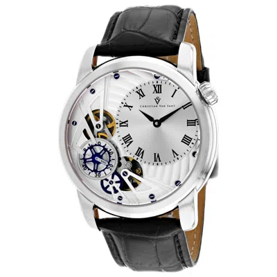 Christian Van Sant Sprocket Auto-quartz 46mm Watch In Black