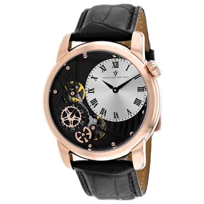 Christian Van Sant Sprocket 44mm Watch In Black
