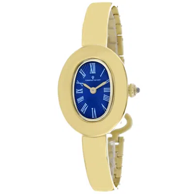 Christian Van Sant Anora Oval 26mm Watch In Gold