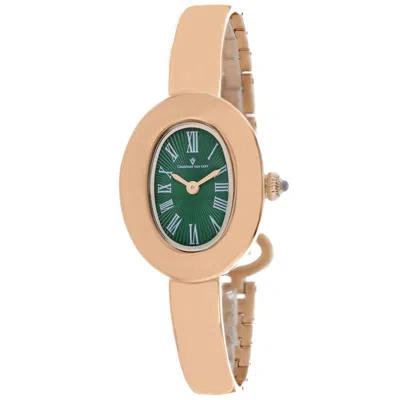 Christian Van Sant Women's Anora Green Dial Watch