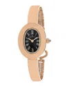 Christian Van Sant Women's Anora Black Dial Watch