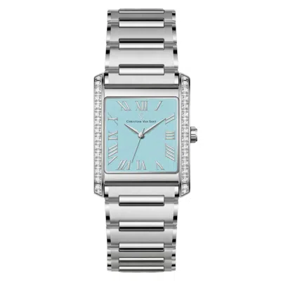 Christian Van Sant Women's Atelier Blue Square 20mm