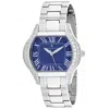Christian Van Sant Women's Bianca Blue Dial Watch In Silver