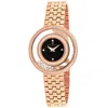 Christian Van Sant Women's Black Dial Watch In Black