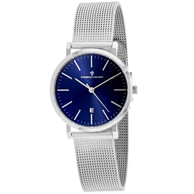 Christian Van Sant Paradigm Quartz Blue Dial Ladies Watch Cv4220