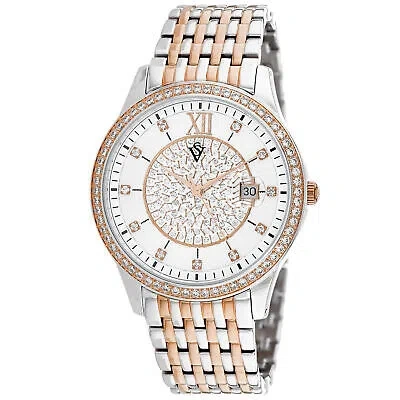 Pre-owned Christian Van Sant Women's Carla White Dial Watch - Cv0482