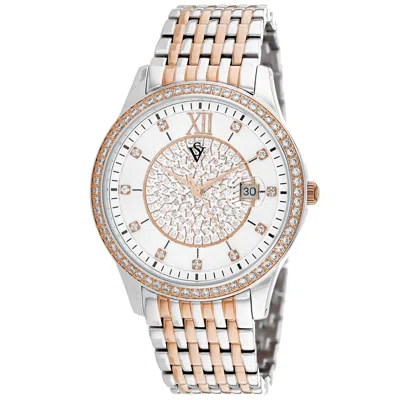 Christian Van Sant Women's Carla White Dial Watch In Gold