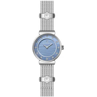 Christian Van Sant Women's Cavo Blue Dial Watch In Metallic