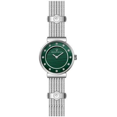 Christian Van Sant Women's Cavo Green Dial Watch