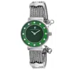 Christian Van Sant Women's Cavo Green Dial Watch In Brown