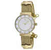 Christian Van Sant Women's Cavo Silver Dial Watch In Gold
