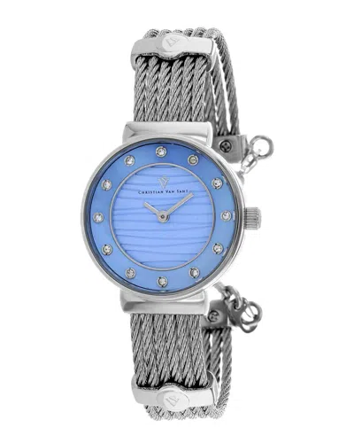 Christian Van Sant Cavo 28mm Watch In Blue