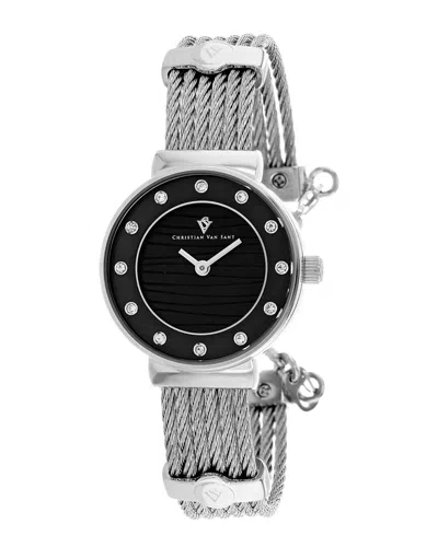Christian Van Sant Cavo 28mm Watch In Black