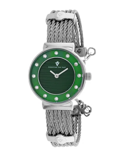 Christian Van Sant Cavo Cable-link 28mm Watch In Metallic